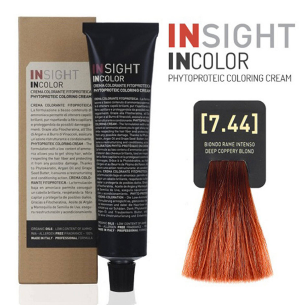 INSIGHT hajfesték 7.44 Intenzív rézszőke 100ml