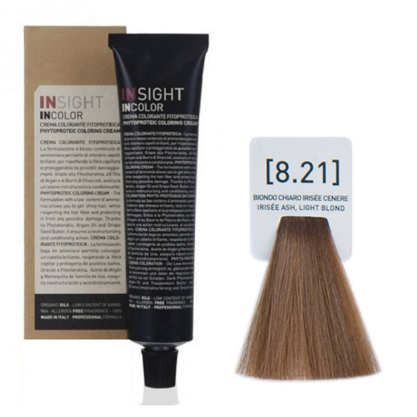INSIGHT hajfesték 8.21 Irizáló hamvas világosszőke 100ml