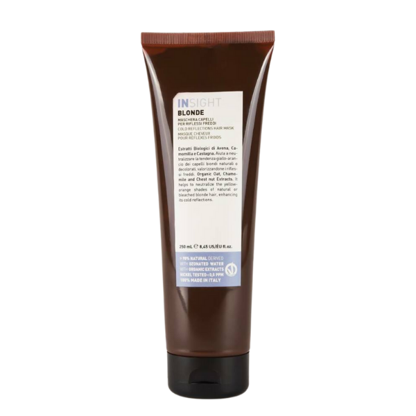 Platina hamvasító maszk szőke hajra - 250 ml