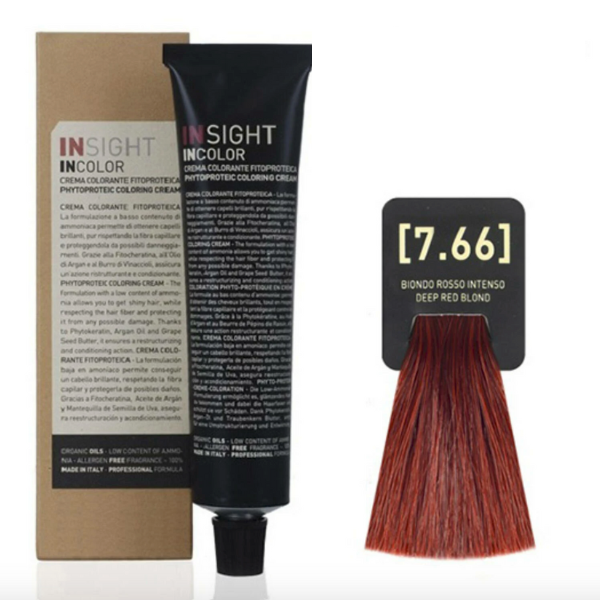 INSIGHT hajfesték 7.66 Intenzív vörös szőke 100ml