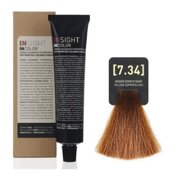 INSIGHT hajfesték 7.34 Rézarany szőke 60ml