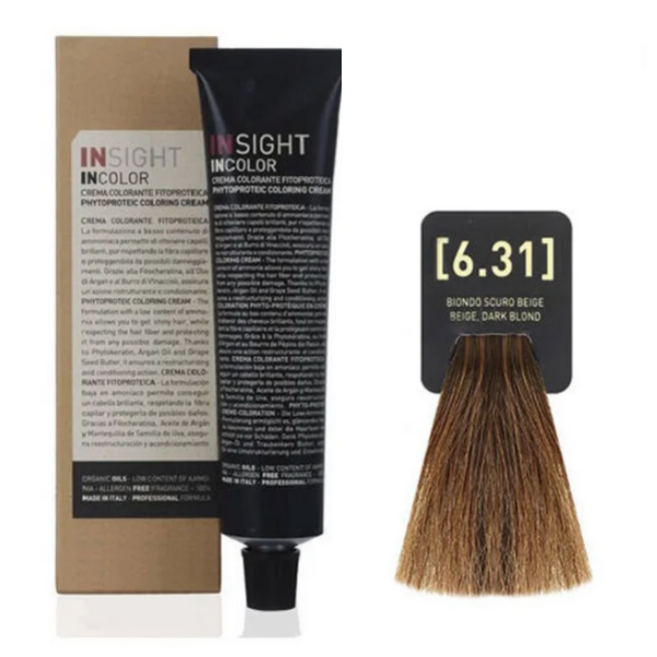 INSIGHT hajfesték 6.31 Sötét bézs szőke 60ml