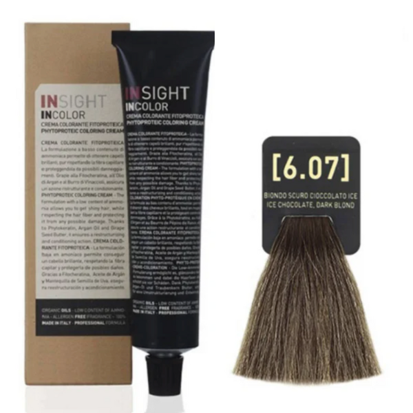 INSIGHT hajfesték 6.07 Sötét jeges csoki szőke 60ml