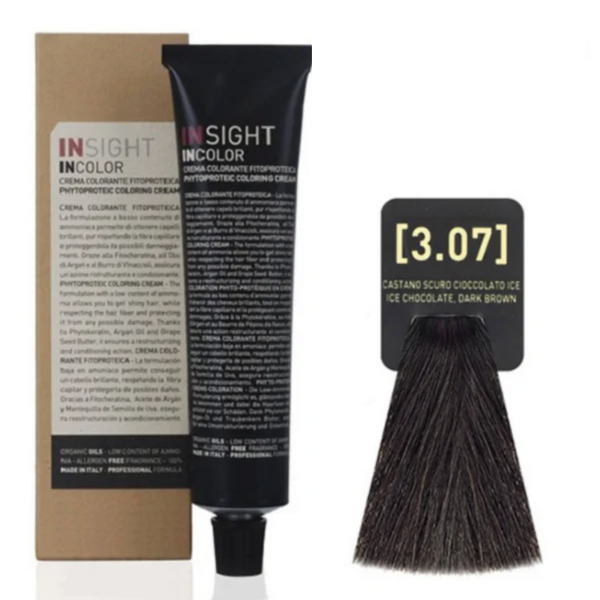 INSIGHT hajfesték 3.07 Sötét jeges csokoládébarna 60ml