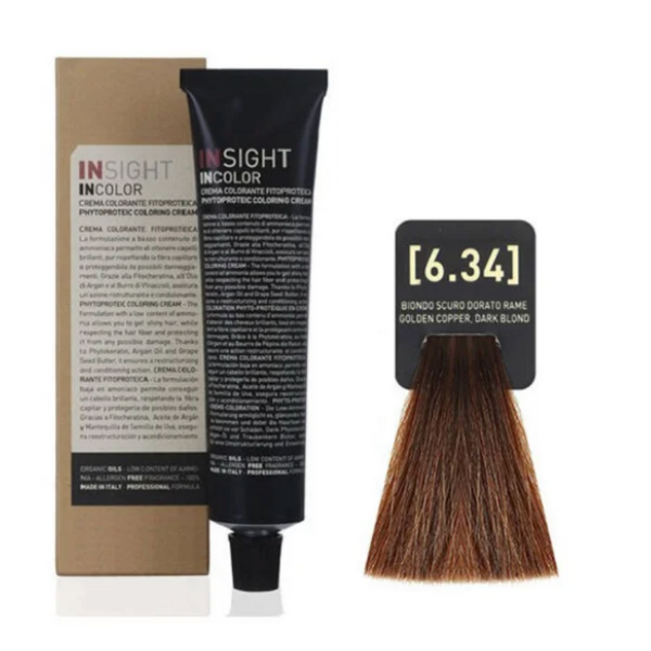 INSIGHT hajfesték 6.34 Sötét rézarany szőke 100ml