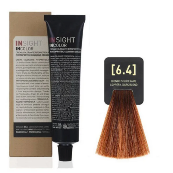 INSIGHT hajfesték 6.4 Sötét rézszőke 60ml