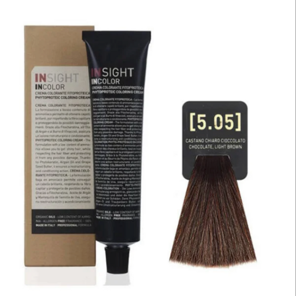 INSIGHT hajfesték 5.05 Világos csokoládébarna 60ml