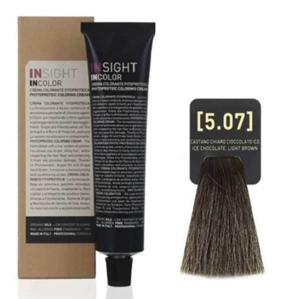 INSIGHT hajfesték 5.07 Világos jeges csokibarna 60ml
