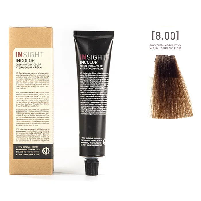 INSIGHT hajfesték 8.00 intenzív természetes világosszőke 100ml - Image 2