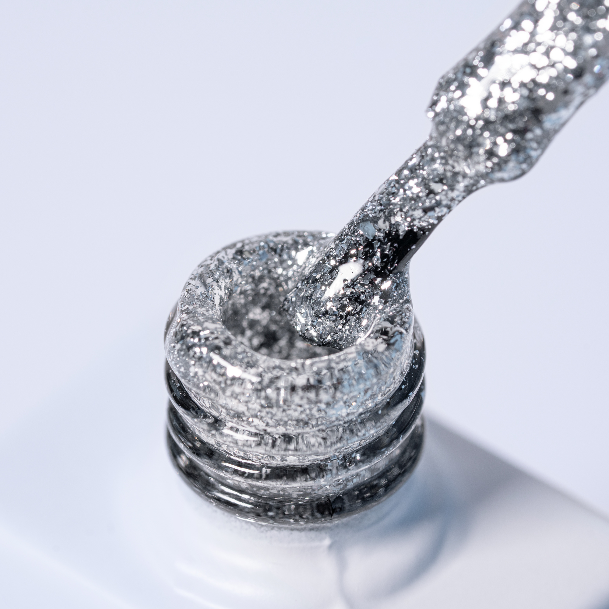 Inveray hybrid gél lakk csillámos ezüst No. 115 DAZZLING - Image 2