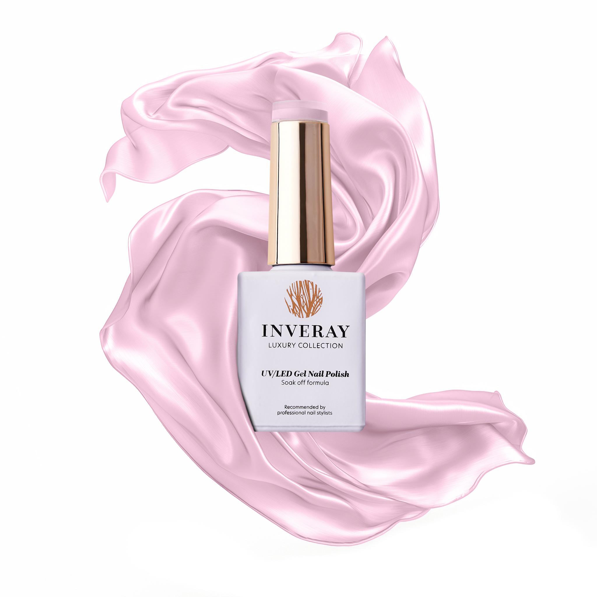 Inveray hybrid gél lakk púderrózsaszín No.131 MARRY ME