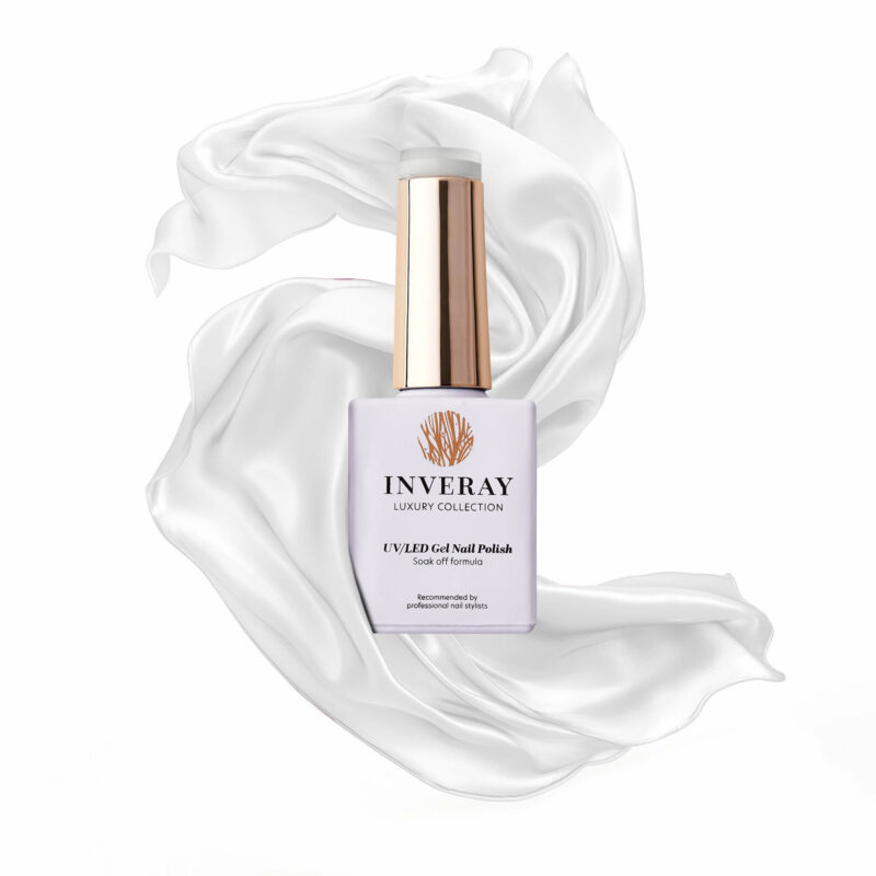 Inveray hybrid gél lakk hófehér No.162 SNOW WHITE