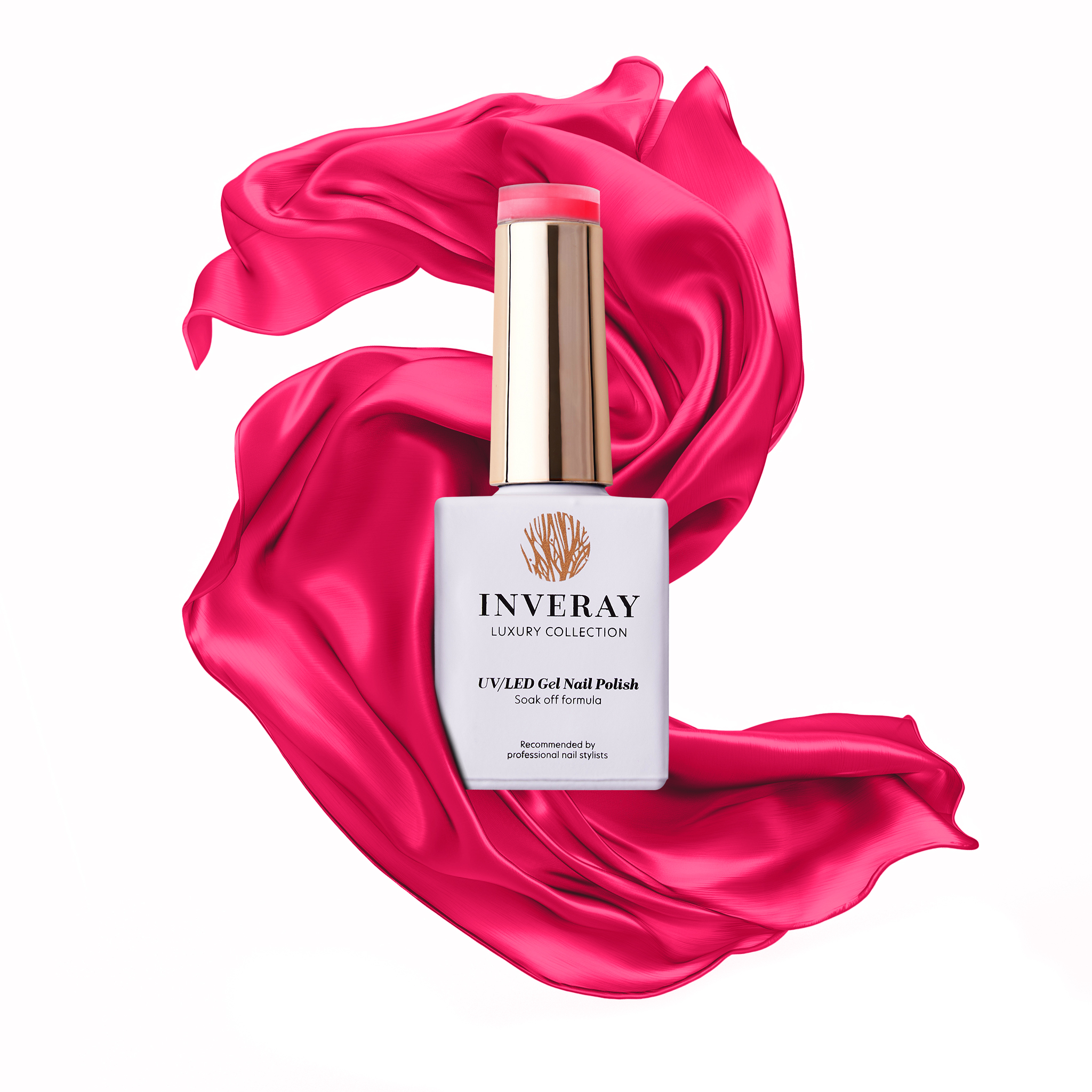 Inveray hybrid gél lakk fukszia rózsaszín No. 028 ECSTASY