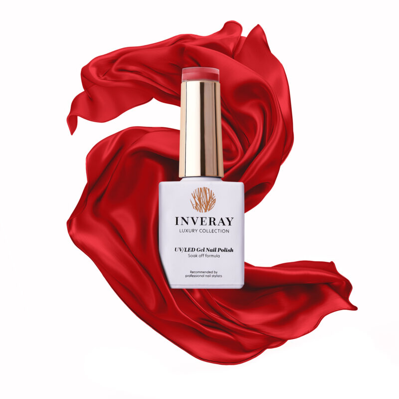 Inveray hybrid gél lakk elegáns piros No. 035 DESIRE