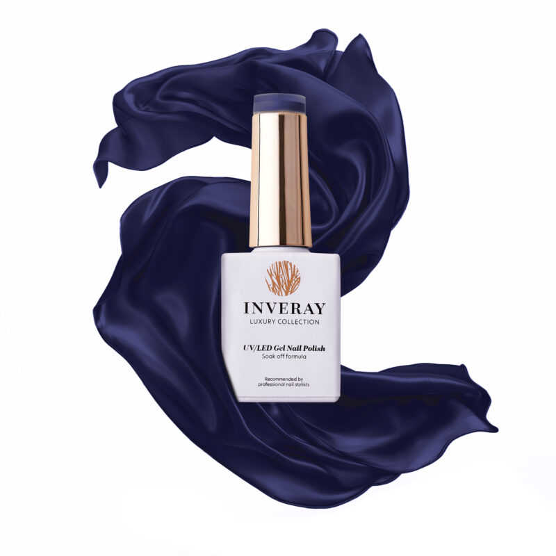Inveray hybrid gél lakk sötét tinta kék No. 059 INTELLIGENCE