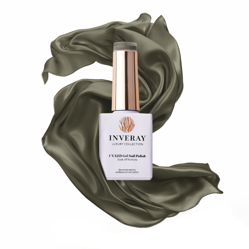 Inveray hybrid gél lakk khaki zöld No. 086 INCEPTION
