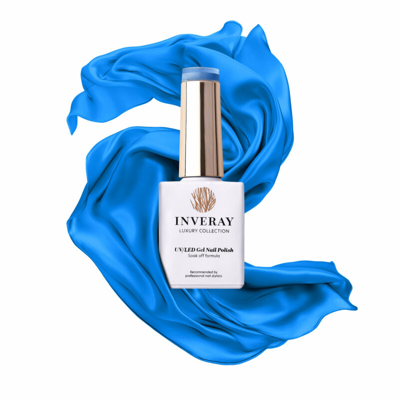 Inveray hybrid gél lakk azúrkék No.223 RIVER BREAKTHROUGH