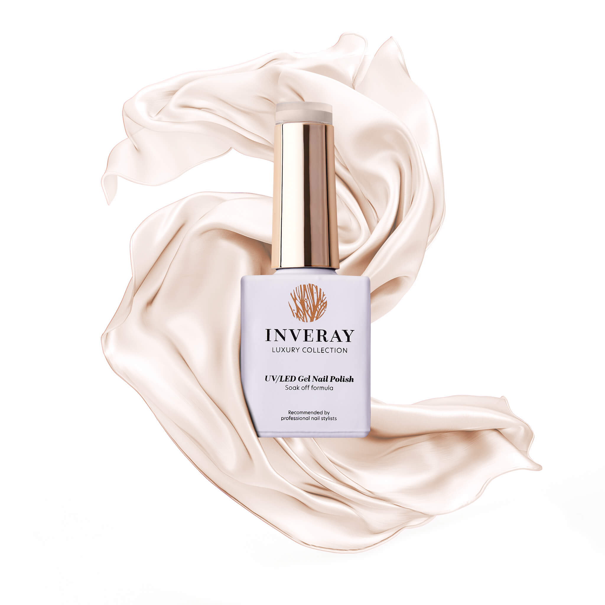 Inveray hybrid gél lakk vanillia, bézs No.226 ICY GLOW