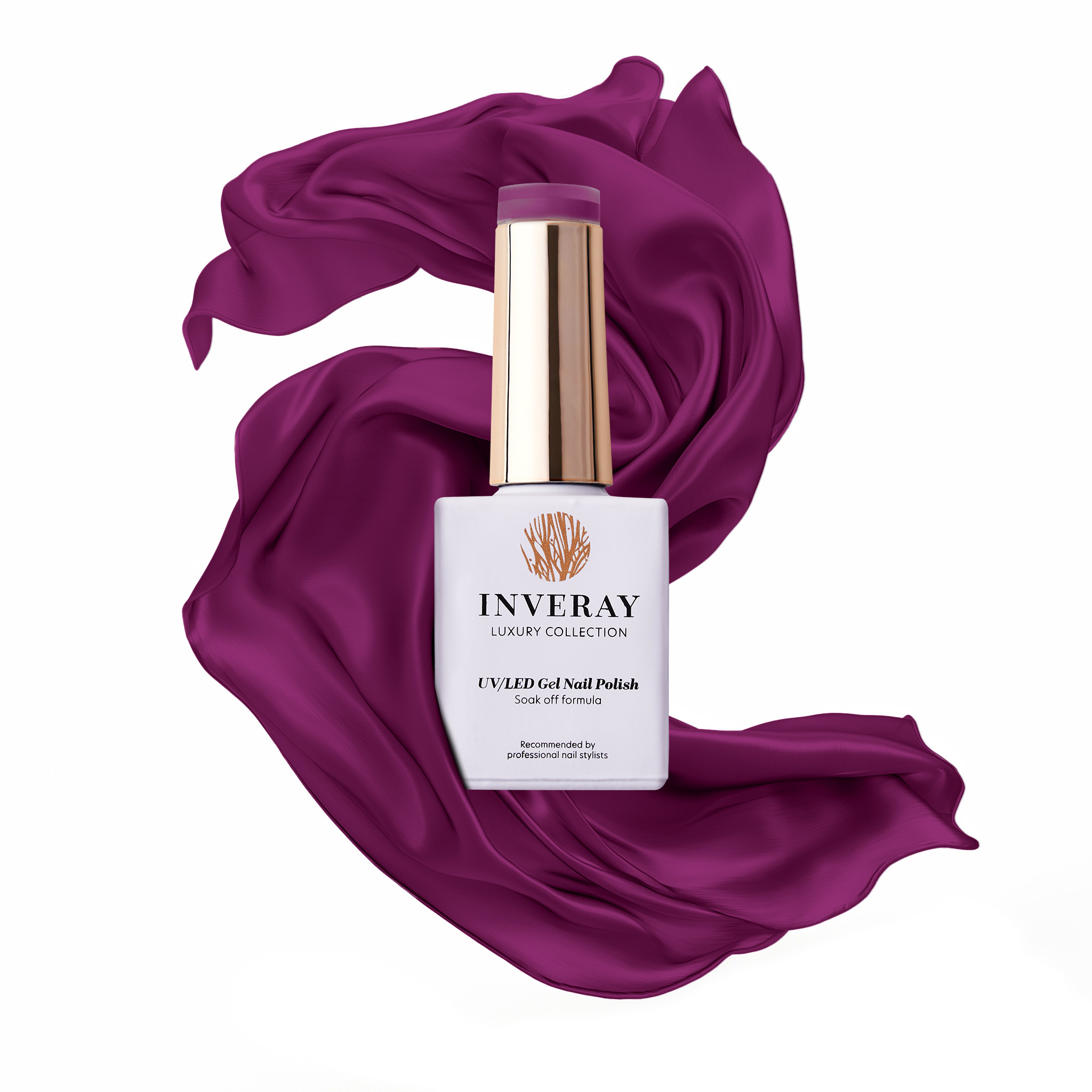 Inveray hybrid gél lakk szilva lila No.279 PLUM ROYALE