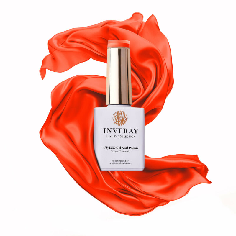 Inveray hybrid gél lakk intenzív narancs No.25 PASSION