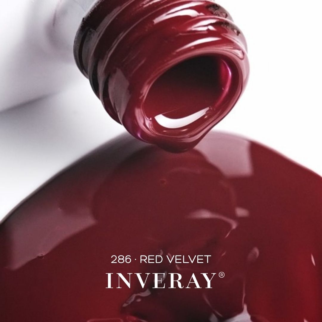 Inveray hybrid gél lakk cseresznye vörös No.286 RED VELVET - Image 2