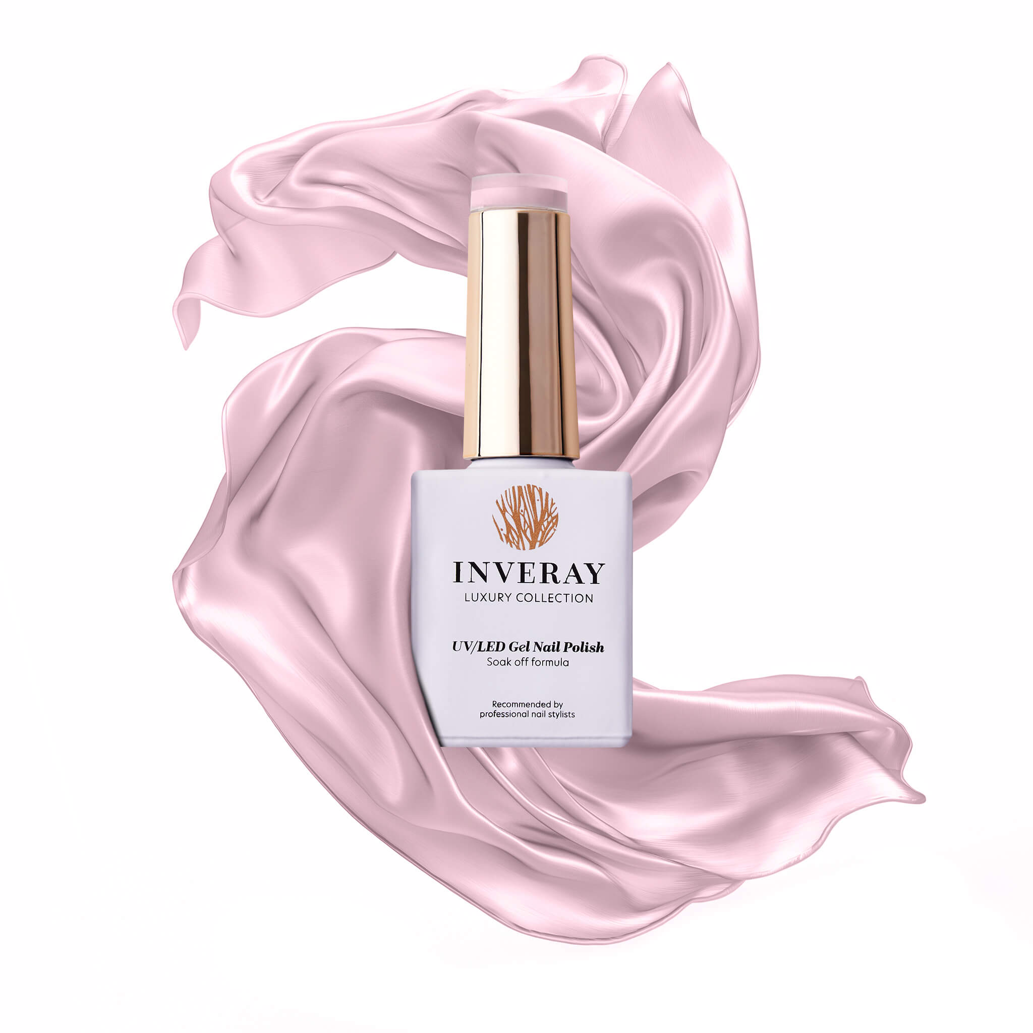 Inveray hybrid gél lakk púderrózsaszín No.046 SENSITIVITY